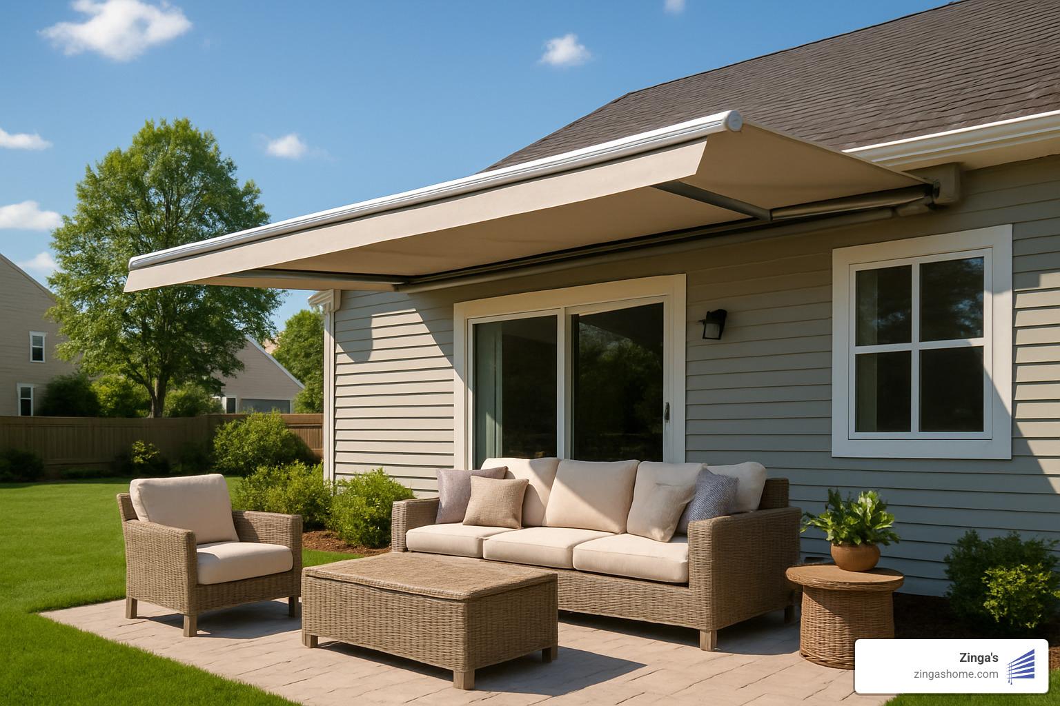motorised awning extending over a patio - motorised shade awnings motorised awning extending over a patio - motorised shade awnings